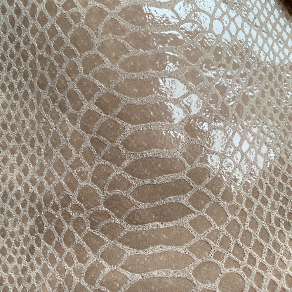 Michael Kors Beautiful Pink & Gold Python Tote - image 8